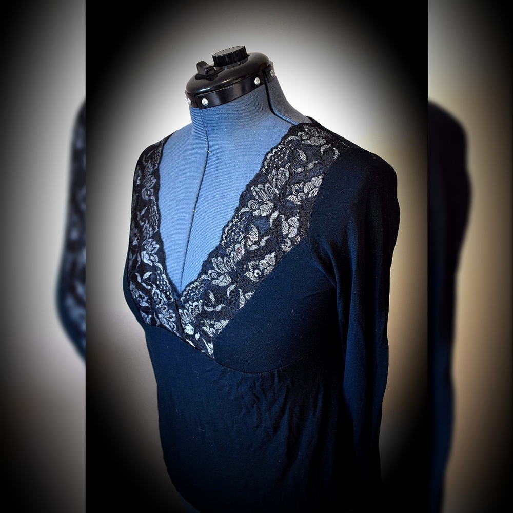 Pretty Laced XL Longsleeve Blouse